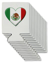 Mexican Flag Heart - Beveled Can / Bottle Insulator Coolers by TooLoud-Can Coolie-TooLoud-12-Davson Sales