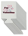 I'm HIS Valentine Can / Bottle Insulator Coolers-Can Coolie-TooLoud-12-Davson Sales