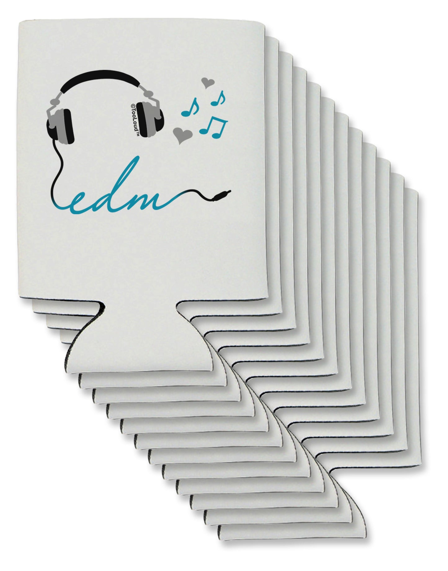 EDM Cord Blue Can / Bottle Insulator Coolers-Can Coolie-TooLoud-12-Davson Sales