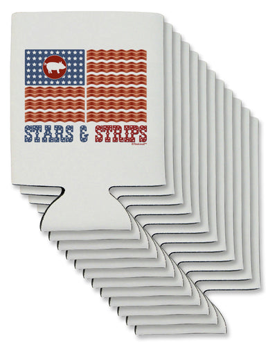 American Bacon Flag - Stars and Strips Can / Bottle Insulator Coolers-Can Coolie-TooLoud-12-Davson Sales