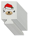 Kyu-T Face Beartholomea Santa Girl Bear Can / Bottle Insulator Coolers-Can Coolie-TooLoud-12 Pieces-Davson Sales