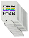 Stand For Love Rainbow Can / Bottle Insulator Coolers-Can Coolie-TooLoud-12 Pieces-Davson Sales