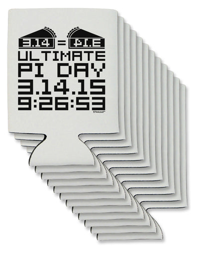 Ultimate Pi Day Design - Mirrored Pies Can / Bottle Insulator Coolers by TooLoud-Can Coolie-TooLoud-12-Davson Sales