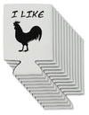 I Like Rooster Silhouette - Funny Can / Bottle Insulator Coolers by TooLoud-Can Coolie-TooLoud-12-Davson Sales