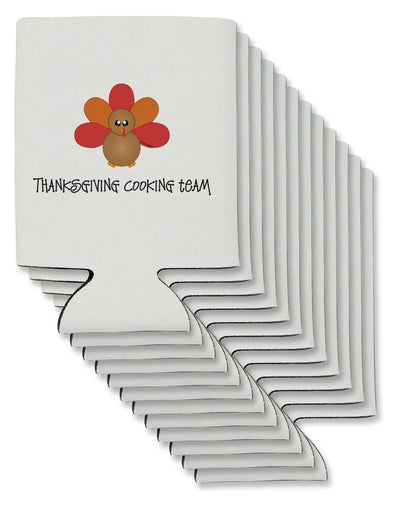 Thanksgiving Cooking Team - Turkey Can / Bottle Insulator Coolers by TooLoud-Can Coolie-TooLoud-12-Davson Sales