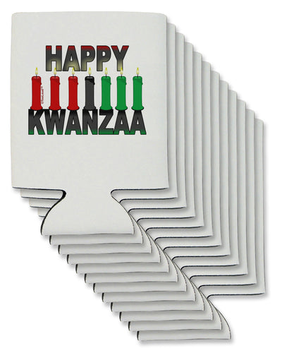 Happy Kwanzaa Candles Can / Bottle Insulator Coolers-Can Coolie-TooLoud-12-Davson Sales