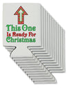 This Guy Is Ready For Christmas Can / Bottle Insulator Coolers-Can Coolie-TooLoud-12 Pieces-Davson Sales