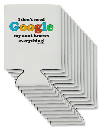 I Don't Need Google - Aunt Can / Bottle Insulator Coolers-Can Coolie-TooLoud-12-Davson Sales