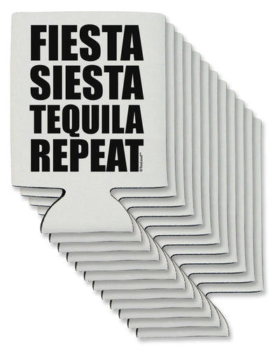 Fiesta Siesta Tequila Repeat Can / Bottle Insulator Coolers by TooLoud-Can Coolie-TooLoud-12-Davson Sales