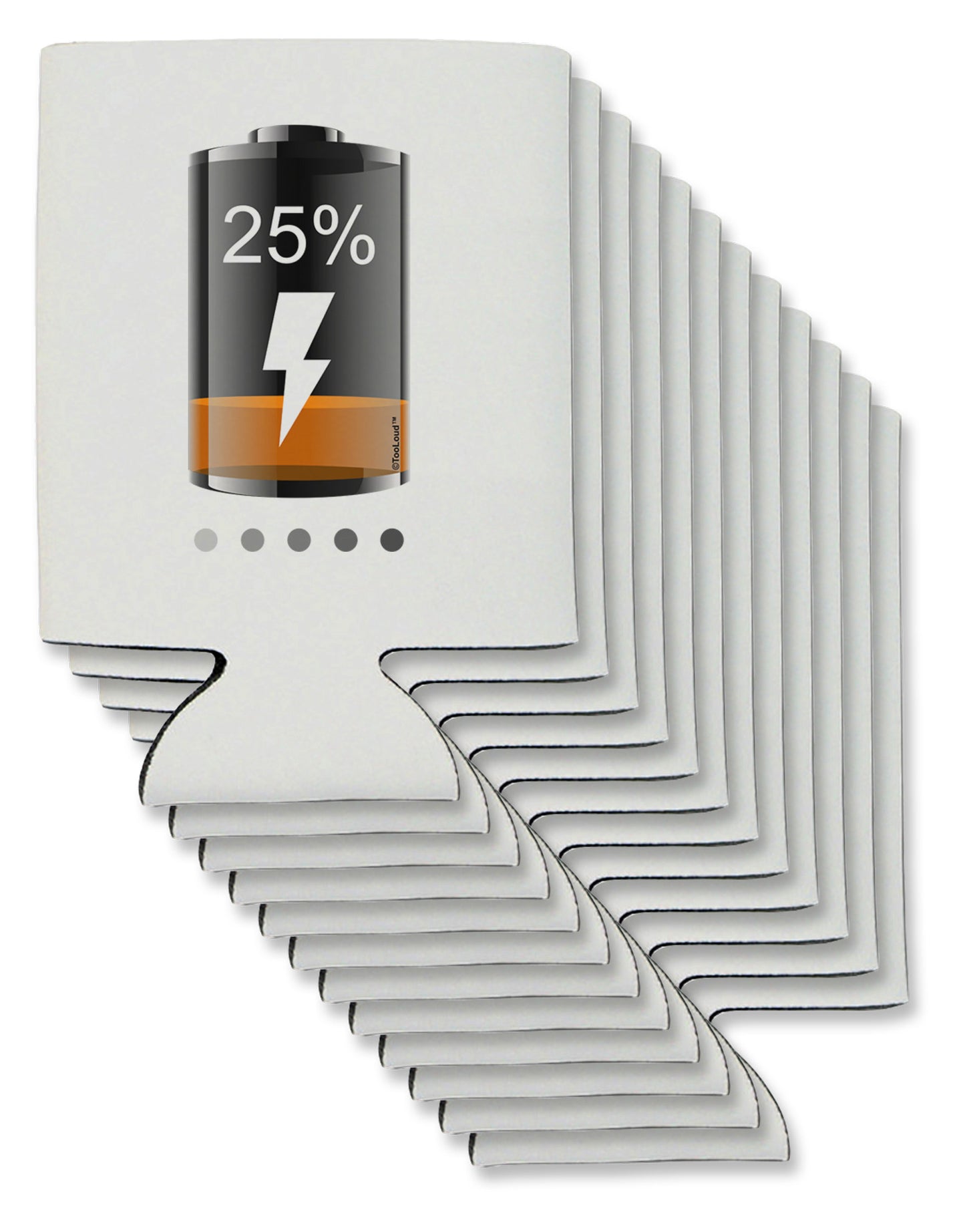 Low Energy 25 Percent Can / Bottle Insulator Coolers-Can Coolie-TooLoud-12-Davson Sales