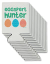 Eggspert Hunter - Easter - Green Can / Bottle Insulator Coolers by TooLoud-Can Coolie-TooLoud-12-Davson Sales