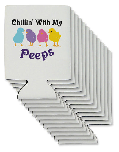 Chillin With My Peeps Can / Bottle Insulator Coolers-Can Coolie-TooLoud-12 Pieces-Davson Sales