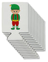 Cute Christmas Elf Boy Can / Bottle Insulator Coolers-Can Coolie-TooLoud-12 Pieces-Davson Sales