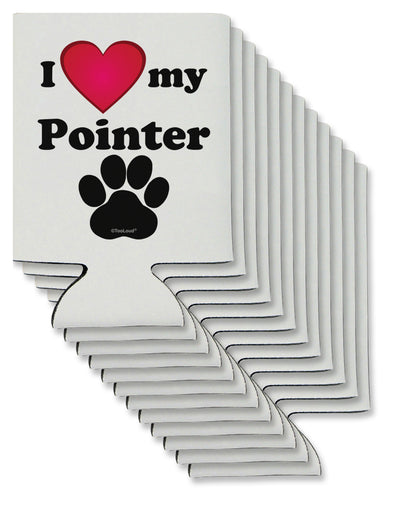 I Heart My Pointer Can / Bottle Insulator Coolers by TooLoud-Can Coolie-TooLoud-12-Davson Sales