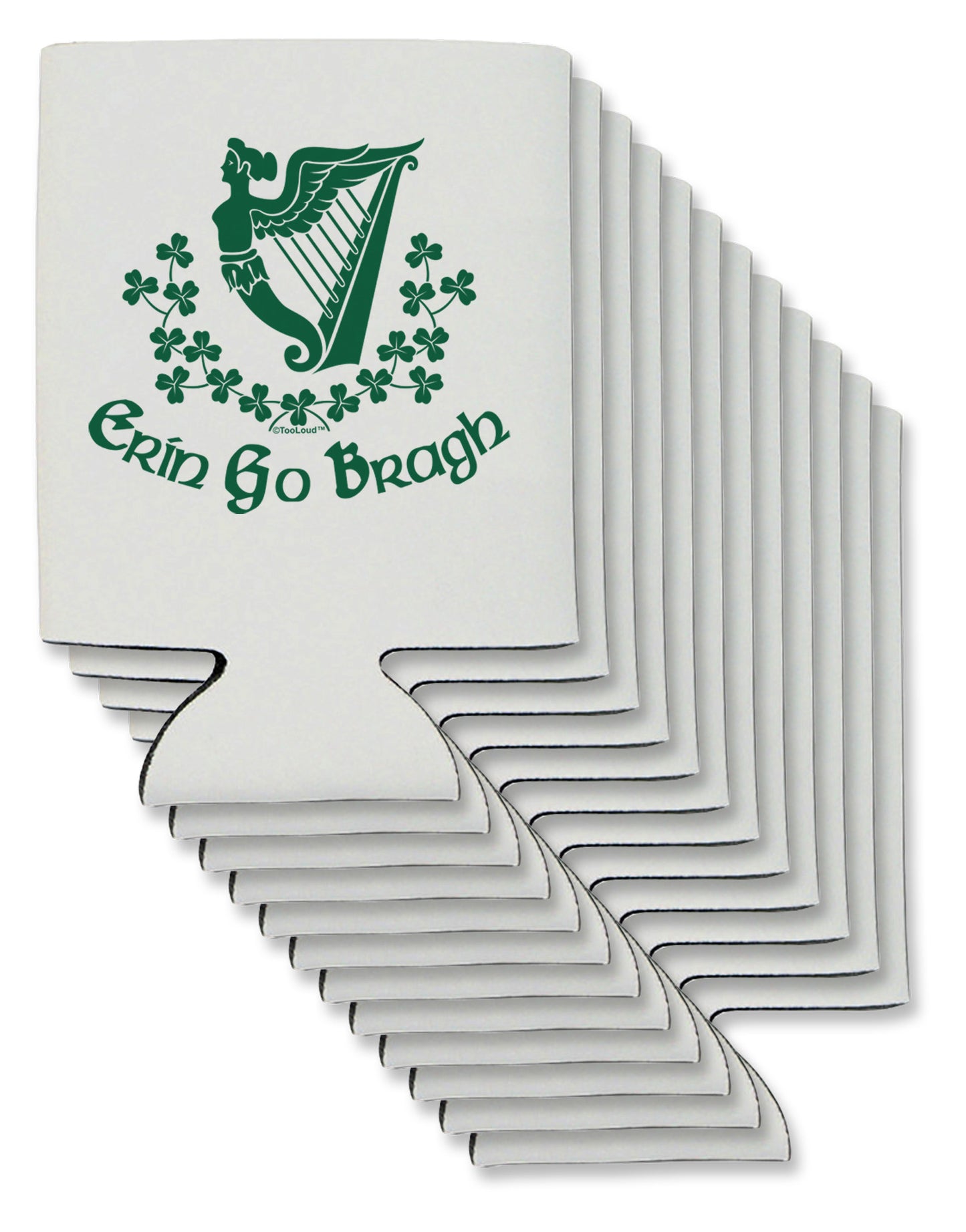 Erin Go Bragh Ireland Forever Can / Bottle Insulator Coolers-Can Coolie-TooLoud-12-Davson Sales