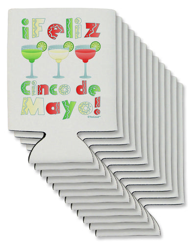 Margaritas - Mexican Flag Colors - Feliz Cinco de Mayo Can / Bottle Insulator Coolers by TooLoud-Can Coolie-TooLoud-12-Davson Sales