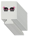 8-Bit Skull Love - Girl and Girl Can / Bottle Insulator Coolers-Can Coolie-TooLoud-12-Davson Sales