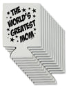 The World's Greatest Mom - Superhero Style Can / Bottle Insulator Coolers by TooLoud-Can Coolie-TooLoud-12-Davson Sales