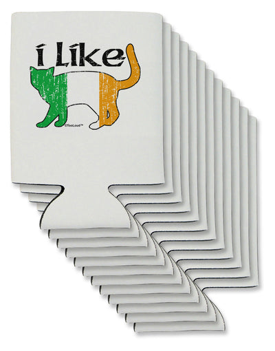 I Like Irish Cat Silhouette Can / Bottle Insulator Coolers by TooLoud-Can Coolie-TooLoud-12-Davson Sales