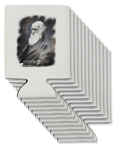 Charles Darwin In Space Can / Bottle Insulator Coolers by TooLoud-Can Coolie-TooLoud-12-Davson Sales