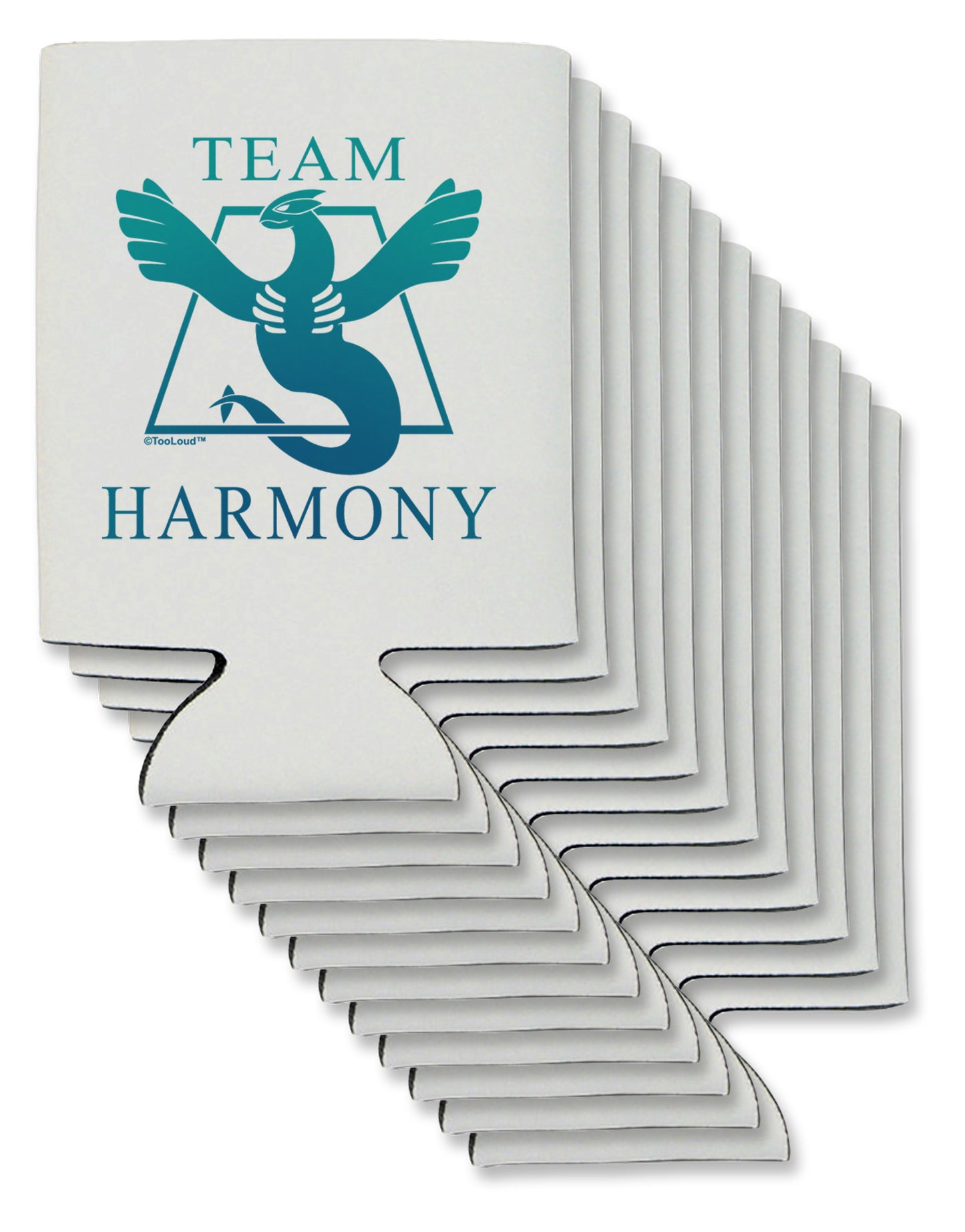 Team Harmony Can / Bottle Insulator Coolers-Can Coolie-TooLoud-12-Davson Sales