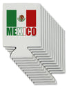 Mexican Flag - Mexico Text Can / Bottle Insulator Coolers by TooLoud-Can Coolie-TooLoud-12-Davson Sales