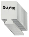 Dad Swag Text Can / Bottle Insulator Coolers by TooLoud-Can Coolie-TooLoud-12-Davson Sales