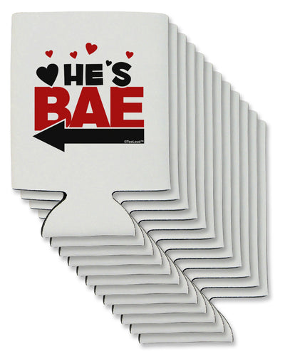 He's BAE - Left Arrow Can / Bottle Insulator Coolers-Can Coolie-TooLoud-12-Davson Sales