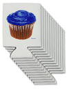 Giant Bright Blue Cupcake Can / Bottle Insulator Coolers by TooLoud-Can Coolie-TooLoud-12-Davson Sales