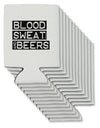 Blood Sweat and Beers Design Can / Bottle Insulator Coolers by TooLoud-Can Coolie-TooLoud-12-Davson Sales