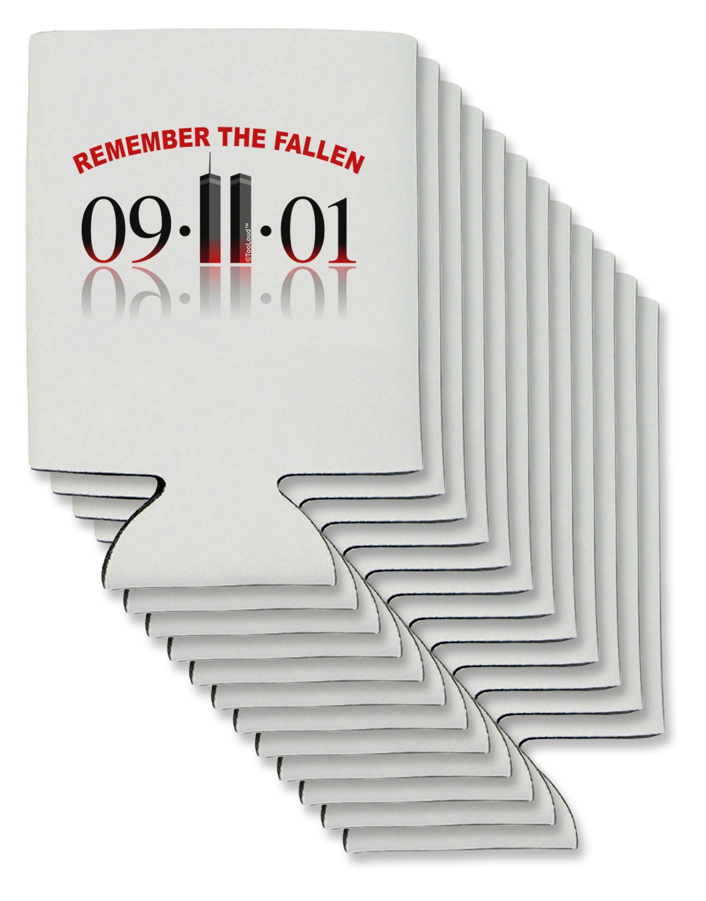 Remember The Fallen 91101 Can / Bottle Insulator Coolers-Can Coolie-TooLoud-12-Davson Sales