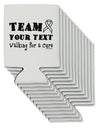 Personalized Team -Name- Walking for a Cure Can / Bottle Insulator Coolers-Can Coolie-TooLoud-12-Davson Sales