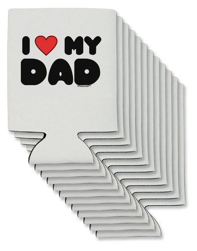 I Heart My Dad Can / Bottle Insulator Coolers by TooLoud-Can Coolie-TooLoud-12-Davson Sales