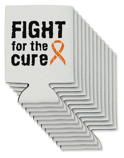 Fight for the Cure - Orange Ribbon Leukemia Can / Bottle Insulator Coolers-Can Coolie-TooLoud-12-Davson Sales