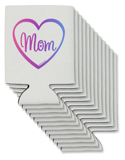 Mom Heart Design - Gradient Colors Can / Bottle Insulator Coolers by TooLoud-Can Coolie-TooLoud-12-Davson Sales