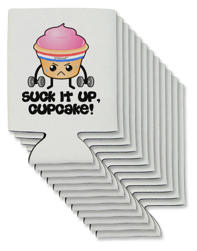 Suck It Up Cupcake Design Can / Bottle Insulator Coolers by TooLoud-Can Coolie-TooLoud-12-Davson Sales