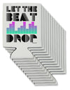 Let the Beat Drop Design Can / Bottle Insulator Coolers by TooLoud-Can Coolie-TooLoud-12-Davson Sales