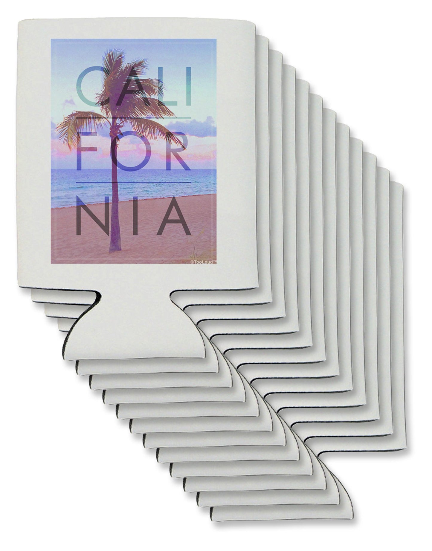 California Beach Filter Can / Bottle Insulator Coolers-Can Coolie-TooLoud-12-Davson Sales