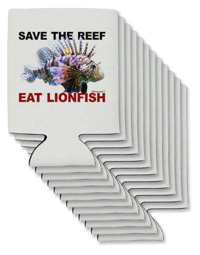 Save the Reef - Eat Lionfish Can / Bottle Insulator Coolers-Can Coolie-TooLoud-12 Pieces-Davson Sales