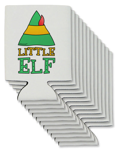 Matching Christmas Design - Elf Family - Little Elf Can / Bottle Insulator Coolers by TooLoud-Can Coolie-TooLoud-12-Davson Sales