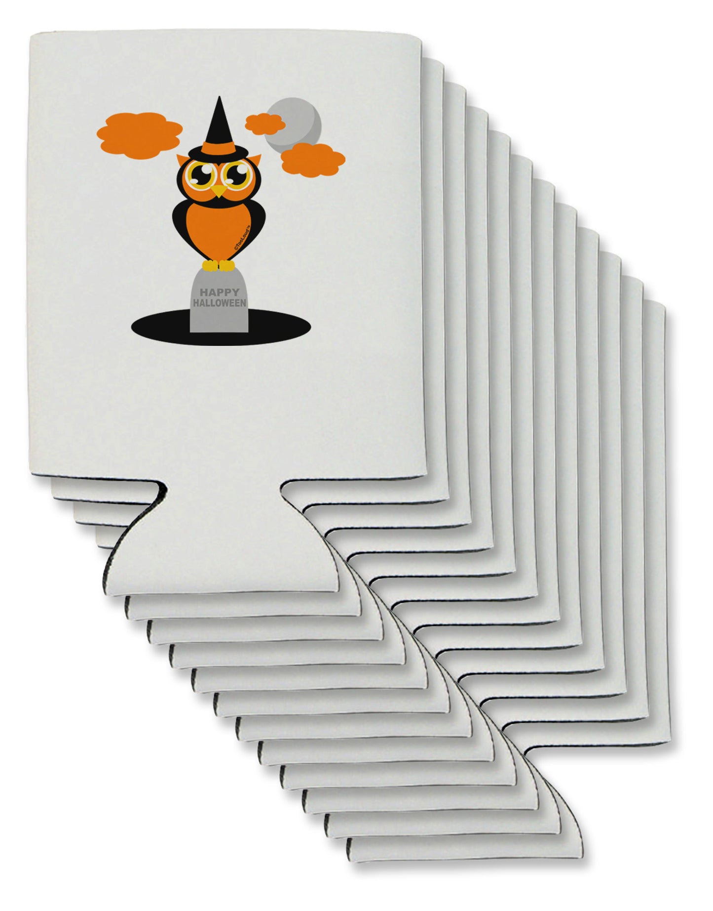 Owl Orange Can / Bottle Insulator Coolers-Can Coolie-TooLoud-12-Davson Sales