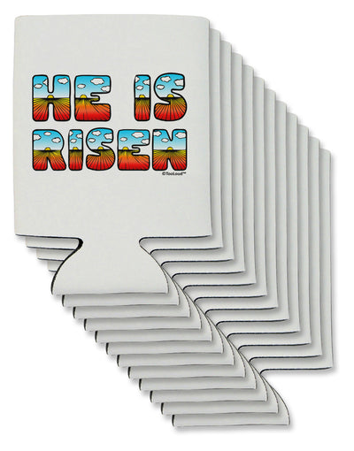 He Is Risen - Easter - Sunrise Letters Can / Bottle Insulator Coolers by TooLoud-Can Coolie-TooLoud-12-Davson Sales