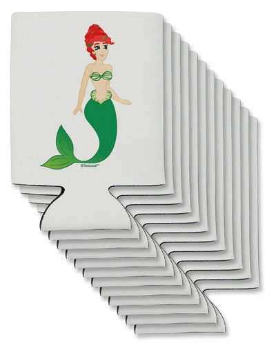 Mermaid Design - Green Can / Bottle Insulator Coolers-Can Coolie-TooLoud-12-Davson Sales