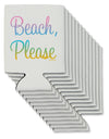 Beach Please - Summer Colors Can / Bottle Insulator Coolers-Can Coolie-TooLoud-12-Davson Sales