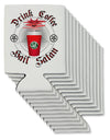 Red Cup Drink Coffee Hail Satan Can / Bottle Insulator Coolers by TooLoud-TooLoud-12-Davson Sales