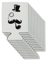 Personalized Tophat Mustache Pipe and Monocle Can / Bottle Insulator Coolers-Can Coolie-TooLoud-12 Pieces-Davson Sales