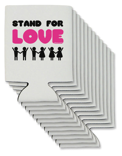 Stand For Love Pink Can / Bottle Insulator Coolers-Can Coolie-TooLoud-12 Pieces-Davson Sales