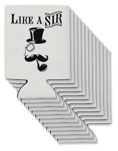 Like A Sir - Super Classy Can / Bottle Insulator Coolers-Can Coolie-TooLoud-12 Pieces-Davson Sales