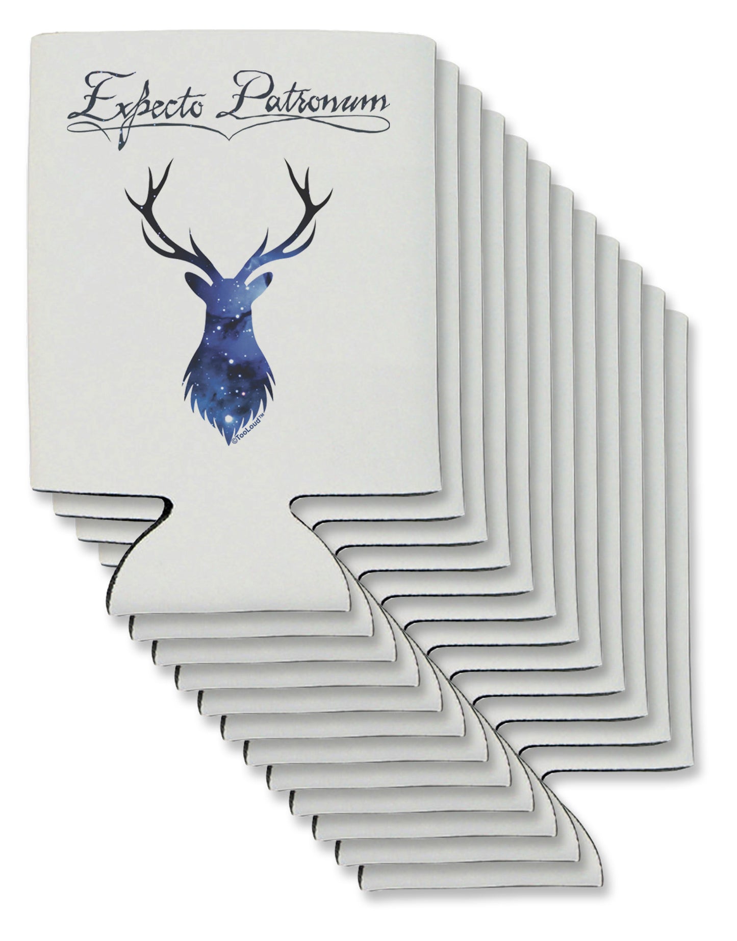 Expecto Patronum Space Stag Can / Bottle Insulator Coolers-Can Coolie-TooLoud-12-Davson Sales