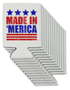 Made in Merica - Stars and Stripes Color Design Can / Bottle Insulator Coolers-Can Coolie-TooLoud-12-Davson Sales